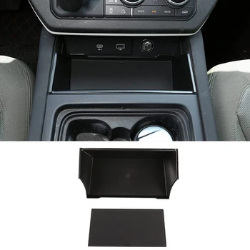 Styling αυτοκίνητο ABS Μαύρο Κεντρικής Αποθήκευσης Υποβραχιόνιο Κιβώτιο Κιβώτιο Αποθήκευσης Κουτί του Τηλεφώνου Εξαρτήματα Αυτοκινήτων για το Land Rover Defender 110 2020-2021
