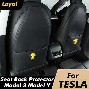 Πίσω Κάθισμα Προστάτης για το Tesla 3 Πίσω Κάθισμα Αντι Kick Pad Αυτοκινήτων Κάλυψη Αντι Βρώμικο Δέρματος Πρότυπο 3 Μοντέλο Y Εσωτερικά Εξαρτήματα