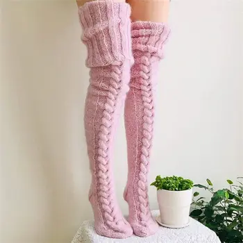 2022 Ζεστό Πάνω από το Γόνατο Επιπλέον Μακριές Κάλτσες Μοντέρνο και ζεστό καιρό κάλτσες για τις γυναίκες Σέξι Πάνω από το Γόνατο Καιρό Εκκίνησης Ζεστό Κάλτσες