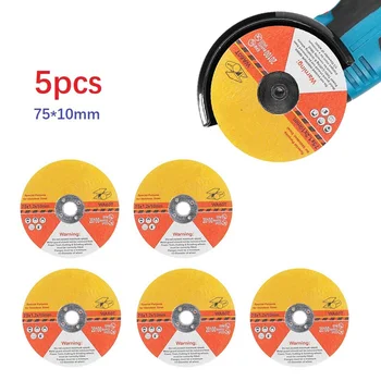 5pcs 75mm Δίσκος Κοπής Μύλο Γωνίας Λείανσης Τροχό Κυκλική Λεπίδα Πριονιών Για το Dremel Λειαντικά Περιστροφικό Εργαλείο