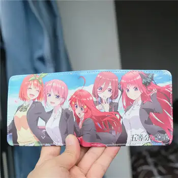 Anime Η Πεμπτουσία Πεντάδυμα PU Πορτοφολιών με τον Κάτοχο Καρτών ΤΑΥΤΌΤΗΤΑΣ Άνδρες Γυναίκες Σύντομο Bi-fold ID Σακούλα Πορτοφολιών Νομισμάτων Χρήματα Κλιπ δώρο