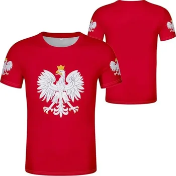 Το 2023 Συνήθειας Οποιοδήποτε Όνομα Αριθμός Πουκάμισο Πολωνία 3D T-Shirt Έθνος Σημαία Pl Δημοκρατίας Polska πολωνικά Χώρα Για τους Άνδρες Γυναίκες Δώρα 6XL