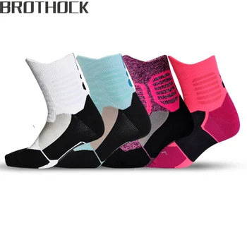 Brothock μπάσκετ κάλτσες κάλτσες επαγγελματική ελίτ σφιχτά κατάρτισης πετσέτα παχύ ιδρώτας-απορροφητικό αθλητικών καλτσών αρσενικές κάλτσες