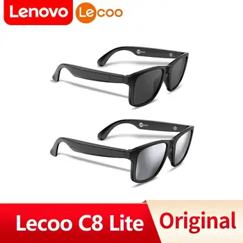Lenovo Lecoo C8 Lite Έξυπνα Γυαλιά ραδιόφωνο Κασκών Bluetooth 5.3 γυαλιά Ηλίου των Υπαίθριων Αθλητικών ακουστικά Καλώντας Μουσική Αντι-Μπλε Μάτι