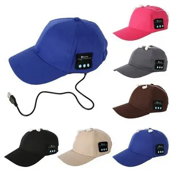 Ασύρματη Bluetooth Smart Καπέλο Ακουστικό Μόδας Καπέλο Του Μπέιζμπολ Κάσκα Αθλητικού Ταξιδιού Ακουστικών Καπέλο Ομιλητής Χειμώνα Cap