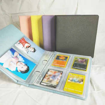 A5 3ring PU Δέρμα που Ακτινοβολεί Σύνδεσμος Επαναληπτικής χρήσεως 4×6 10×15 Photocard την Κάλυψη του δημοσιονομικού Σχεδιασμού Notebook Άλμπουμ Φωτογραφιών