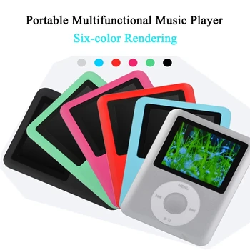 Μίνι MP3 Φορέας Μουσικής Υψηλής Ποιότητας Φορητό MP3 Ραδιόφωνο Υποστήριξης FM Ραδιόφωνο, Βίντεο, E-book Με τη Μεγάλη Μνήμη
