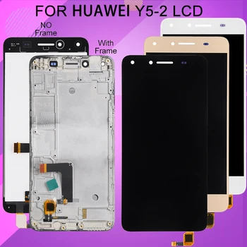 Catteny 5.0 Ιντσών Υ5 II LCD Για Huawei Υ5 2 Επίδειξη Επιτροπή Αφής Digitizer τη Συνέλευση Y5-2 Οθόνης Δωρεάν αποστολή Με το Πλαίσιο