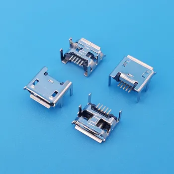 20Pcs Micro USB Τύπου B 5Pin Θηλυκή Υποδοχή 4 Πόδια Σταθερό PCB ύλης Συγκολλήσεως Συνδετήρας του Jack